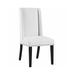 Faux Leather Upholstered Dining Side Chair White - 24x40