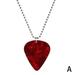 Eddie Munson Red Guitar Pick Plectrum Ball Necklace-UK U4D3