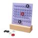 Kids Calendar Educational Toy Desk Decorations Month Date Accessories Ornaments Perpetual Calendar for Office Gifts Desktop Decor Violet