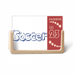 Football Blue Soccer Front Pattern Desk Calendar Desktop Decoration 2023