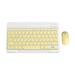 Dezsed Wireless Keyboard And Mouse Clearance Bluetooth Keyboard & Mouse Portable Mini Bt Wireless Keyboard & Mouse for Android Windows Pc Tablet Yellow