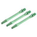 Uxcell 45mm Dart Shafts Medium 2BA Thread Aluminum Dart Stems - 3 Pack (Green)