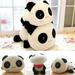 Anvazise Home Cute Soft Stuffed Panda Plush Doll Cotton Pillow Toy Bolster Gift Triangle Eyes* 35cm