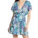 Free People Dresses | Floral Print Free People Cotton Dress | Color: Blue/Purple | Size: M