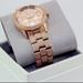 Michael Kors Accessories | Michael Kors Bradshaw Rose Gold Crystals Pave Women’s Watch | Color: Brown/Cream | Size: Os