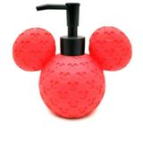 Disney Bath | Disney Mickey, Minnie Mouse 3d Resin Red Logo Soap Dispenser, Black Pump | Color: Black/Red | Size: Os