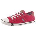 Sneaker MUSTANG SHOES Gr. 37, rot Damen Schuhe Sneaker