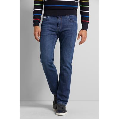 5-Pocket-Jeans BUGATTI, Herren, Gr. 42, Länge 30, blau, 97% Baumwolle, 3% Elasthan, Jeans, mit einem leichten Used-Look Image