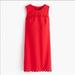 J. Crew Dresses | J. Crew | Red Scallop & Grommet Hem Dress | Color: Red | Size: 10