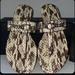 Coach Shoes | Coach Authentic Pythons Sandals Rare Find Fg3816 Jaclyn Natural Nat Sandal | Color: Brown/Tan | Size: Various