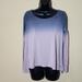 American Eagle Outfitters Tops | American Eagle Cold Shoulder Ombre T-Shirt | Color: Gray/Pink | Size: Xs