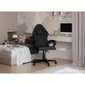 Fauteuil de bureau enfant en tissu noir ghost