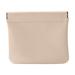 Yubatuo PU-Leather Pocket Cosmetic Bag Cute Small Portable Makeup for Purse Pouch Mini Pu Leather Waterproof Makeover Travel Storage Toiletry for Women Khaki