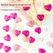 Fairnull 1 Bag Nail Charm Creative Shape Vibrant Color Stunning Visual Effect Smooth Surface Wide Application Decorative Resin Love Heart Color Changing Nail Art Decorations for Nail Salon
