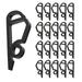 120 Pack Christmas Light Clips Outdoor -Weatherproof Christmas Light Hangers Gutter Hooks for Christmas Holiday Black