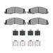 Front Brake Pad Set - Compatible with 2011 - 2018 Ram 2500 2012 2013 2014 2015 2016 2017