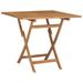 Folding Patio Table 33.5 x33.5 x29.9 Solid Teak Wood