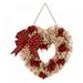Valentine s Day Decoration Wreath Heart Shaped Pendant Wall Door Hanging Ornament Rustic for Home Decor Wedding Anniversary
