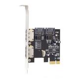 CY PCI-E To 4 Ports SATA 3.0 ESATA PCIE SATA3 6Gbps Expansion Card PCI-E Adapter