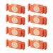 8Pack Rotatable Cord Organizers Stick On for Appliances Kitchen Cord Holder Appliance Organizer Compatible with Home Appliances Air Fryer Toaster Blender Coffee Maker - Orange