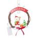 LYU Christmas Rattan Ring Round Shape Realistic Decorative Pendant Welcome Door Decoration 10cm Christmas Natural Dried Rattan Ring for Home
