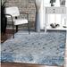 Glory Rugs Modern Abstract Trellis Area Rug 5x7 Grey Navy Rugs for Home Office Bedroom and Living Room