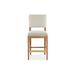 Brownstone Furniture Cabo Bar Stool Wood in Brown/White | 42 H x 18.5 W x 23 D in | Wayfair CB801U