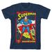 Youth BIOWORLD Navy Superman Man of Steel T-Shirt