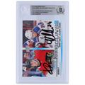 Kirby Dach Chicago Blackhawks & Kaapo Kakko New York Rangers Autographed 2019-20 Upper Deck Young Guns Checklist #500 Beckett Fanatics Witnessed Authenticated Rookie Card