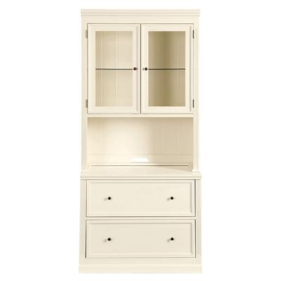 Tuscan File Console and Hutch - Off White - Ballard Designs