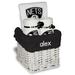 White Brooklyn Nets Personalized Small Gift Basket