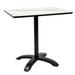 ERF, Inc. ERF Inc Rectangle 30" L x 24" W Table, Granite in Black/Gray/White | 30 H x 24 D in | Wayfair ERP-HPL-5-2430