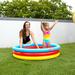 Pool Candy 10.2" x 60" x 11" Plastic Kiddie Pool Plastic in Blue/Red/Yellow | 10.2 H x 11 W x 60 D in | Wayfair LT6045LT1