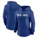 Women's Nike Royal Toronto Blue Jays Authentic Collection Pregame Performance Pullover Hoodie