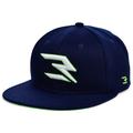 Men's Navy/White 3BRAND by Russell Wilson Fashion Snapback Adjustable Hat