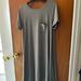 Lularoe Dresses | Lularoe Carly- Solid Grey | Color: Gray | Size: M