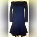 Kate Spade Dresses | Kate Spade Ruffle Bottom Dress | Color: Black/Blue | Size: 12 Plus Size