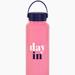 Kate Spade Dining | Kate Spade Day In Day Out Water Bottle 33 Ozs | Color: Black/Pink | Size: 33 Ozs