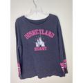 Disney Tops | Disney Parks Disneyland Resort Gray Cinderella’s Castle Distressed Sweatshirt Xl | Color: Gray | Size: Xl