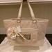 Coach Bags | Coach Poppy Collection Textured Straw & Patton Leather Bleaker Tote. #16706 | Color: Cream/Tan | Size: Large