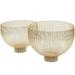 Everly Quinn 2 Piece Metal Modern Decorative Bowl Set in Gold Metal/Wire in Yellow | 16 H x 20 W x 20 D in | Wayfair