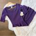 Lularoe Dresses | Lularoe Purple Nicole Textured Dress Size Xxs | Color: Purple | Size: Xxs