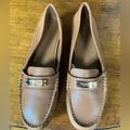 Coach Shoes | Coach Tan Leather Loafer Size 9 1/2 | Color: Tan | Size: 9.5