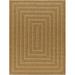 White 94 x 94 x 0.01 in Area Rug - Wrought Studio™ Dallton Machine Woven Indoor/Outdoor Area Rug in Tan | 94 H x 94 W x 0.01 D in | Wayfair