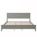 Red Barrel Studio® King Platform Bed in Gray | 38.2 H x 76.4 W x 80.7 D in | Wayfair 405D6E48F9C14F7CBEC6E580E63E0A44