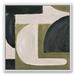 Ivy Bronx Abstract w/ Green - Painting on Canvas in Green/White | 31.75 H x 31.75 W x 1.75 D in | Wayfair 6034E8A92AC04828AC16972BB1DCD710