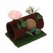 Tucker Murphy Pet™ Cat Trees & Condos w/ Tree Holes & Mushrooms Rope/Cardboard/Plastic in Brown/Green/Pink | 13.39 H x 16.93 W x 8.66 D in | Wayfair