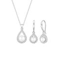 Elli PREMIUM Schmuckset Damen silber, 45