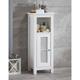 Raphia Single Door Cabinet White