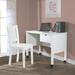 Viv + Rae™ Harold Desk & Chair Set Wood in White | 35 H x 41 W x 20.75 D in | Wayfair CFECEC27DD6446AD85E731C1AFAD4A32